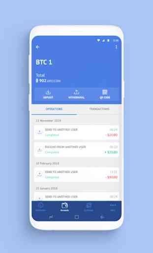 CoinsBank Mobile Wallet 3
