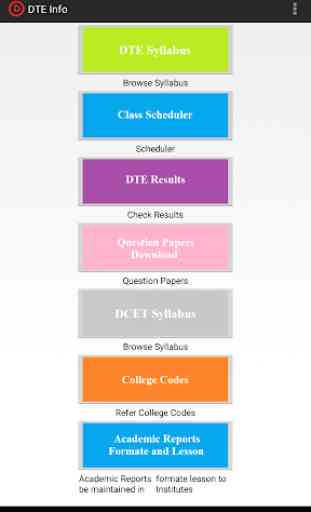 DTE  Connect - Syllabus, Question Papers, Results 1