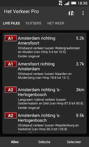 Het Verkeer Pro - Dutch traffic app 1