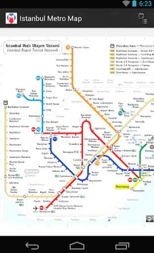 Istanbul Metro Map (free) 1