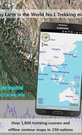 Joy.Earth - maps, trekking app, offline maps 1