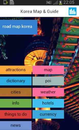 Korea offline Map Weather News 1