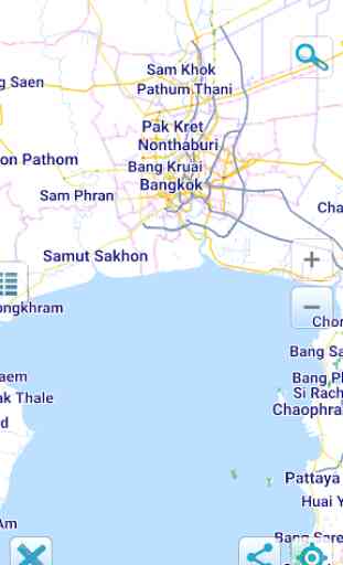 Map of Thailand offline 1