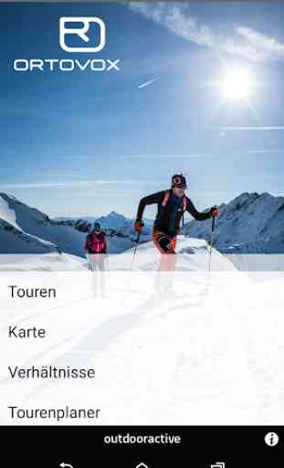 Ortovox Bergtouren App 1