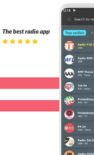 Radio Polonia: internet radio, radio FM 1