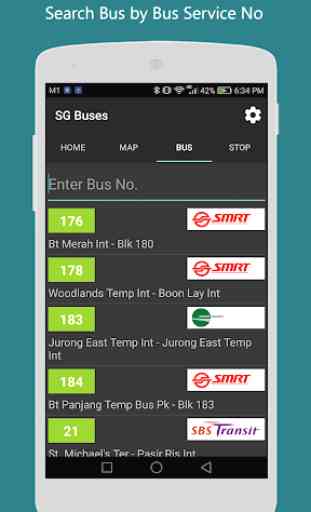 SG Buses: Timing & Routes 4