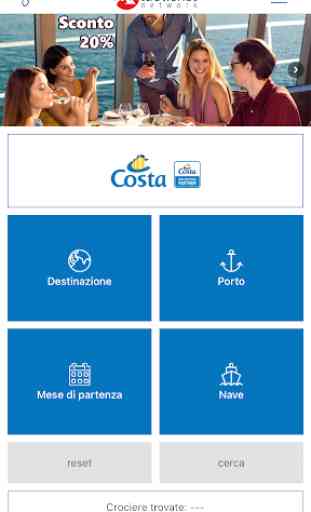 Ticketcosta - Specialisti in Crociere Costa 1