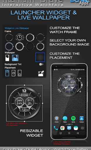 Titanium Brave HD WatchFace Widget Live Wallpaper 2