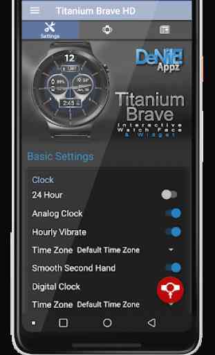 Titanium Brave HD WatchFace Widget Live Wallpaper 4
