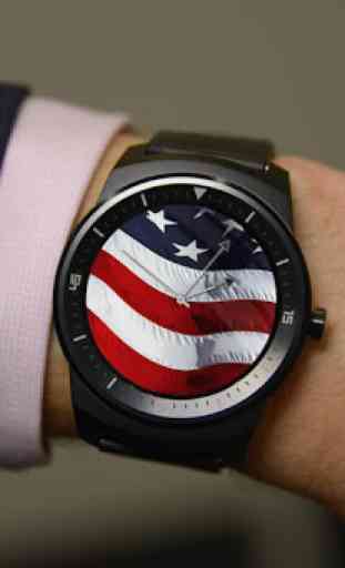 Watch Face USA Android Wear 1