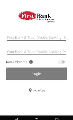 First Bank & Trust Mobile Bank 2