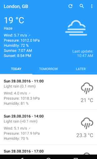 Forecastie - Weather app 1