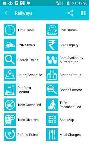 Indian Railway Train Timetable & LIVE PNR status 1