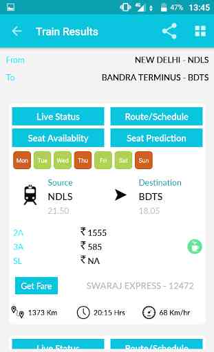 Indian Railway Train Timetable & LIVE PNR status 3