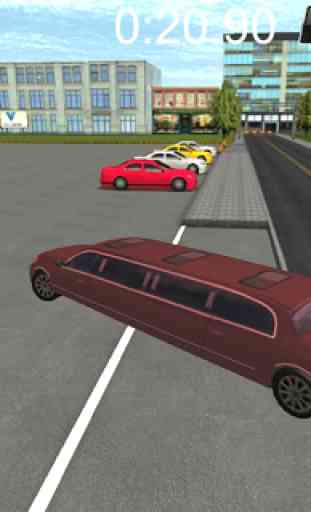 Limousine City Parking 3D 2