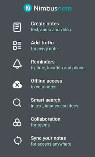 Nimbus Note - Useful notepad and organizer 1