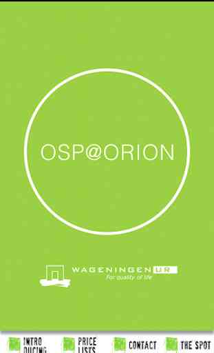 OSP@Orion 1