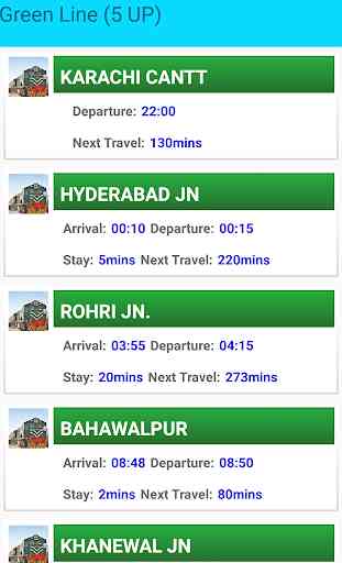 RailGari 24 - Pakistani Railway Time & Fare 4