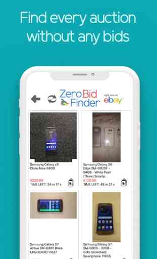 Zero Bid Finder for ebay UK 3