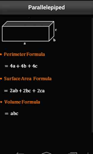 Area & Volume formule 2
