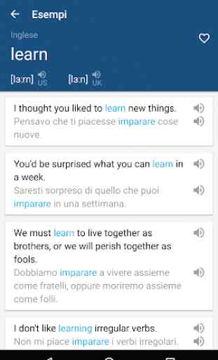 Dizionario Inglese Italiano | Traduttore Inglese 4