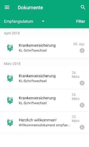 HanseMerkur RechnungsApp 4