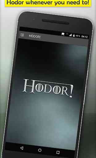 HODOR: Game of Thrones Fun App 1