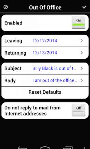 Out of Office (Lotus Notes) 2