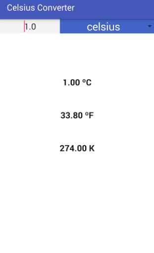 Celsius Fahrenheit Kelvin Conv 1