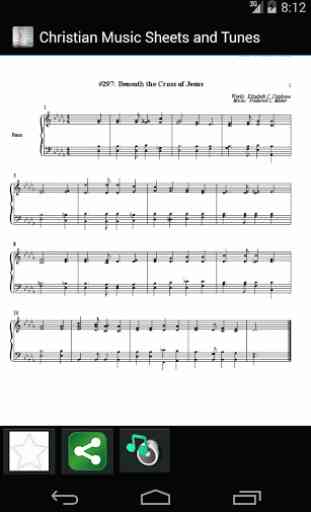 Christian Music Sheets - Tunes 3