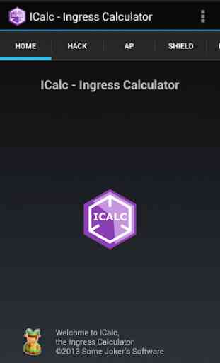 ICalc - Ingress Calculator 1