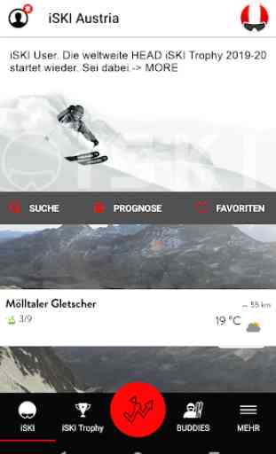 iSKI Austria – Ski, Snow, Resorts info, Tracking 1