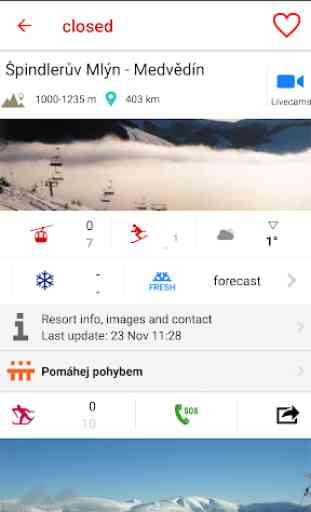 iSKI Czech - Ski, snow, resort info, GPS tracker 2