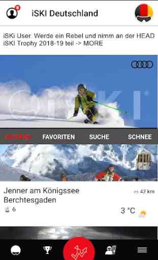 iSKI Deutschland - Ski, snow, resort info, tracker 1
