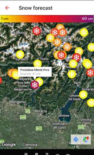 iSKI Italia – Sci, Neve, Info impianti, Tracker 3