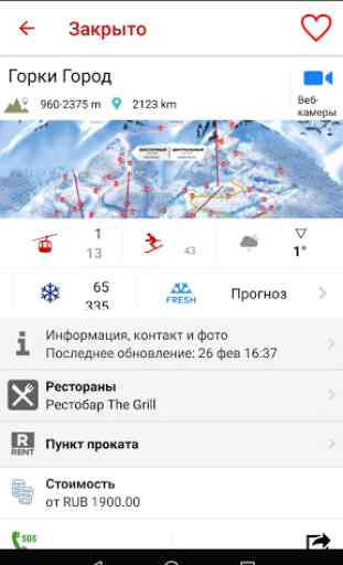 iSKI Russia - Ski, Snow, Resort info, GPS Tracker 3
