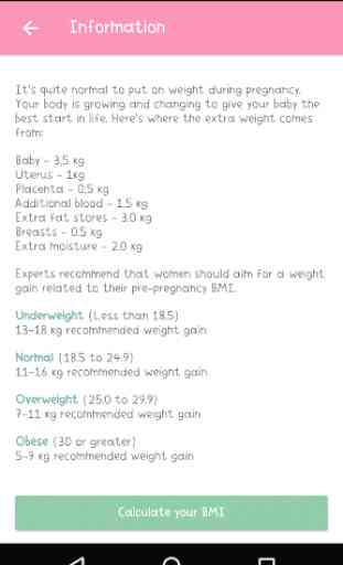 Pregnancy Weight Tracker 2