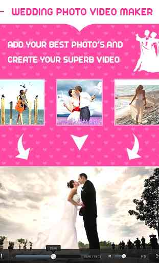 Wedding Photo to Video Maker with Music 3
