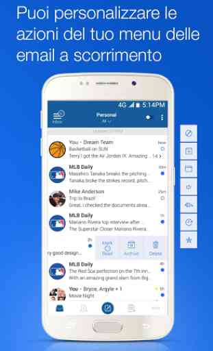 Blue Mail - Email & Calendario App 4