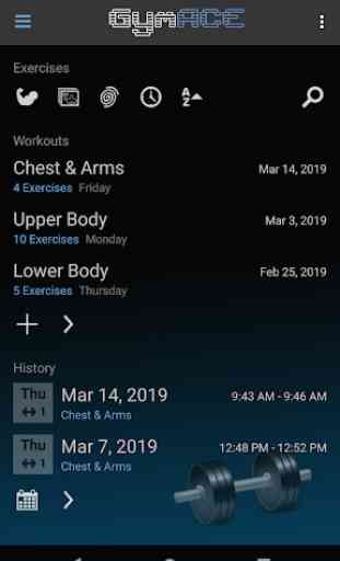 GymACE: Workout Tracker for Strength Training 1