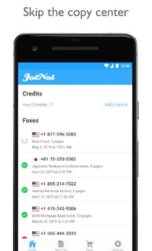 JotNot Fax - Fax from your phone 2