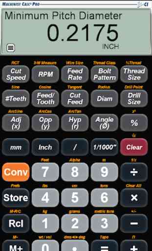 Machinist Calc Pro Calculator 4