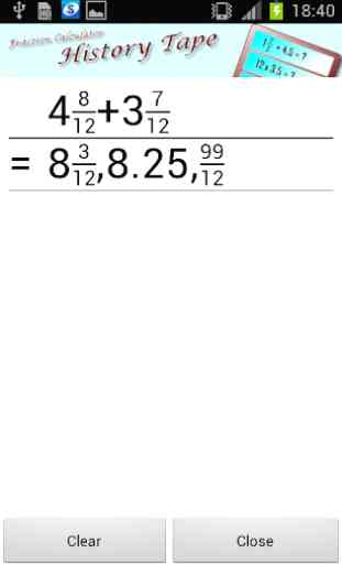 Math Tool Fraction Calculator 2