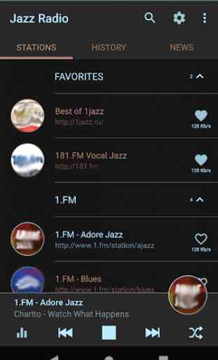 Radio Jazz & Blues Musica 1