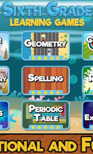 Sixth Grade Learning Games 1