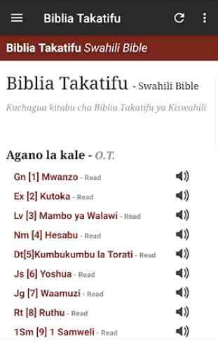 Swahili Bible 1