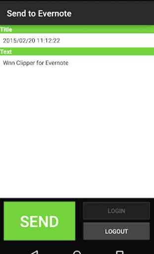 Wnn Clipper for Evernote 2