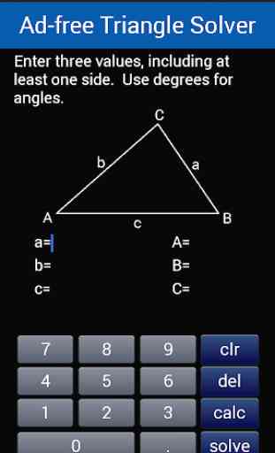 Ad-free Triangle Solver 1
