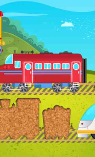 Bambini Treni Trasporti Puzzle 2