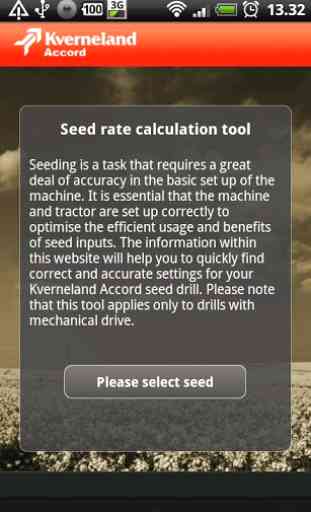 Calcolo di tasso del seme 1